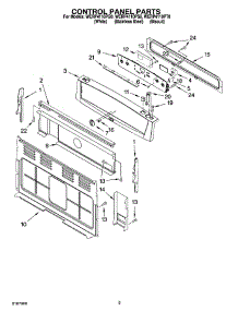 04 - Control Panel Parts parts for Whirlpool Range WERP4110PS0 from AppliancePartsPros.com