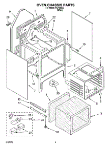04 - Oven Chassis Parts parts for Whirlpool Range WLP30800 from AppliancePartsPros.com