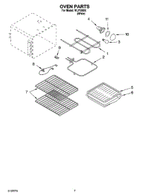 05 - Oven Parts, Miscellaneous Parts parts for Whirlpool Range WLP30800 from AppliancePartsPros.com