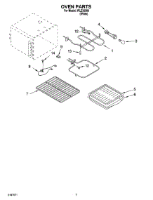 05 - Oven Parts, Miscellaneous Parts parts for Whirlpool Range WLE30300 from AppliancePartsPros.com