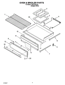 05 - Oven & Broiler Parts parts for Whirlpool Range YSF315PEKQ1 from AppliancePartsPros.com