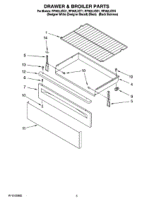 04 - Drawer & Broiler Parts parts for Whirlpool Range RF362LXST1 from AppliancePartsPros.com