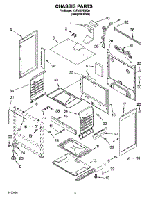 04 - Chassis Parts parts for Whirlpool Range YSF315PEMQ0 from AppliancePartsPros.com