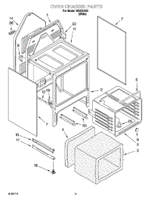 04 - Oven Chassis Parts parts for Whirlpool Range WGE34303 from AppliancePartsPros.com