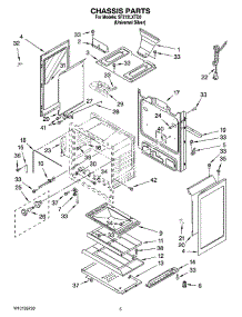 04 - Chassis Parts parts for Whirlpool Range SF272LXTD0 from AppliancePartsPros.com