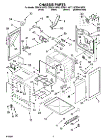 03 - Chassis Parts parts for Whirlpool Range GERC4110PB2 from AppliancePartsPros.com