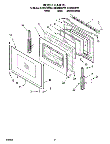 05 - Door Parts, Optional Parts parts for Whirlpool Range GERC4110PS3 from AppliancePartsPros.com