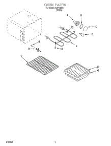 05 - Oven Parts parts for Whirlpool Range GJP84802 from AppliancePartsPros.com