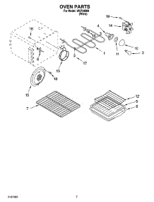 05 - Oven Parts parts for Whirlpool Range WLP54800 from AppliancePartsPros.com