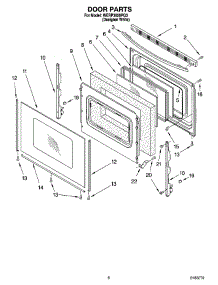 05 - Door Parts, Optional Parts parts for Whirlpool Range WERP3000PQ3 from AppliancePartsPros.com