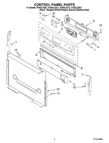 02 - Control Panel Parts parts for Whirlpool Range SF462LXSS1 from AppliancePartsPros.com