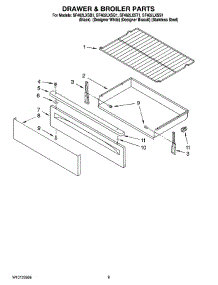 06 - Drawer & Broiler Parts, Optional Parts parts for Whirlpool Range SF462LXSS1 from AppliancePartsPros.com