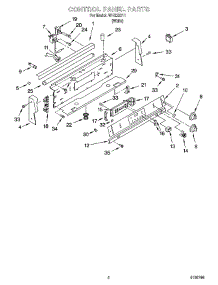 02 - Control Panel Parts parts for Whirlpool Range WHE33311 from AppliancePartsPros.com