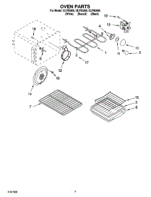 05 - Oven Parts parts for Whirlpool Range GLP85800 from AppliancePartsPros.com