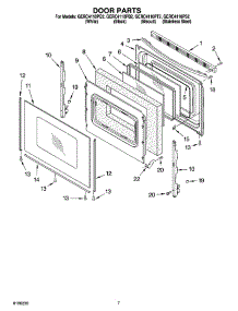 05 - Door Parts, Optional Parts parts for Whirlpool Range GERC4110PS2 from AppliancePartsPros.com