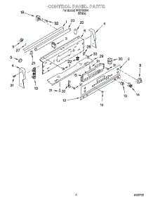 02 - Control Panel Parts parts for Whirlpool Range WGP34804 from AppliancePartsPros.com
