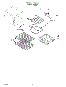 05 - Oven Parts, Miscellaneous Parts parts for Whirlpool Range WGP34804 from AppliancePartsPros.com