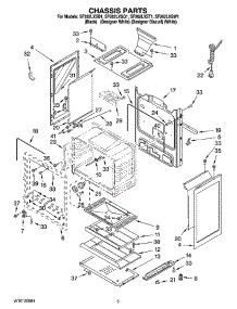 04 - Chassis Parts parts for Whirlpool Range SF262LXST1 from AppliancePartsPros.com