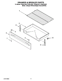 06 - Drawer & Broiler Parts, Optional Parts parts for Whirlpool Range SF262LXST1 from AppliancePartsPros.com