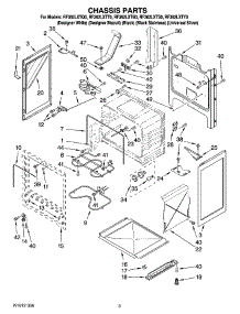 03 - Chassis Parts parts for Whirlpool Range RF362LXTY0 from AppliancePartsPros.com