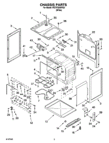 03 - Chassis Parts parts for Whirlpool Range WERP3200PQ0 from AppliancePartsPros.com