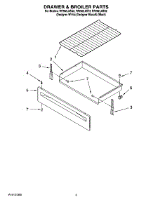 04 - Drawer & Broiler Parts parts for Whirlpool Range RF262LXST2 from AppliancePartsPros.com
