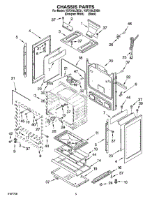 04 - Chassis Parts parts for Whirlpool Range YSF379LEKB1 from AppliancePartsPros.com