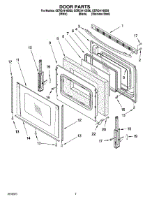 05 - Door Parts, Optional Parts parts for Whirlpool Range GERC4110SS0 from AppliancePartsPros.com