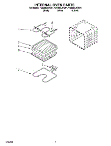 05 - Internal Oven Parts parts for Whirlpool Range YGY396LXPS01 from AppliancePartsPros.com