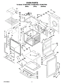 03 - Oven Parts parts for Whirlpool Range YGY396LXPB03 from AppliancePartsPros.com