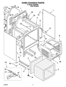 04 - Oven Chassis Parts parts for Whirlpool Range GLSP85900 from AppliancePartsPros.com