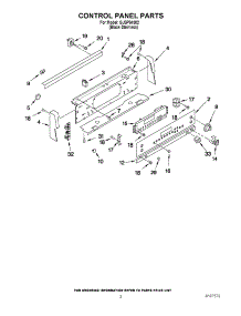 02 - Control Panel Parts parts for Whirlpool Range GJSP84902 from AppliancePartsPros.com