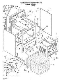 04 - Oven Chassis Parts parts for Whirlpool Range WLP85800 from AppliancePartsPros.com