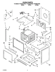 03 - Oven Parts parts for Whirlpool Range YGY396LXPB02 from AppliancePartsPros.com