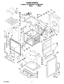 03 - Oven Parts parts for Whirlpool Range YGY398LXPQ03 from AppliancePartsPros.com