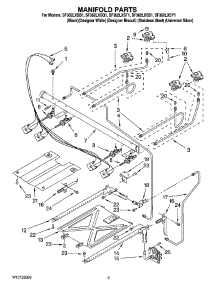 03 - Manifold Parts parts for Whirlpool Range SF362LXSQ1 from AppliancePartsPros.com
