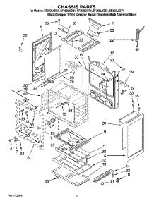 04 - Chassis Parts parts for Whirlpool Range SF362LXSQ1 from AppliancePartsPros.com