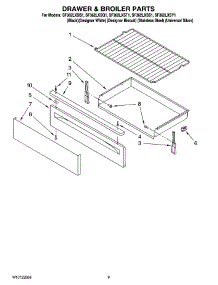 06 - Drawer & Broiler Parts, Optional Parts parts for Whirlpool Range SF362LXSQ1 from AppliancePartsPros.com