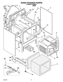 04 - Oven Chassis Parts parts for Whirlpool Range GJP84202 from AppliancePartsPros.com