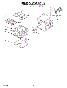 05 - Internal Oven Parts parts for Whirlpool Range YGY398LXPB01 from AppliancePartsPros.com