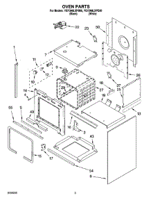 03 - Oven Parts parts for Whirlpool Range YGY398LXPQ00 from AppliancePartsPros.com