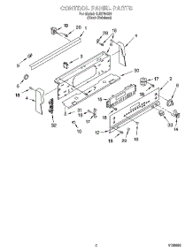 02 - Control Panel Parts parts for Whirlpool Range GJSP84901 from AppliancePartsPros.com