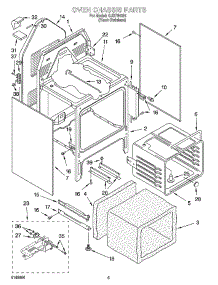 04 - Oven Chassis Parts parts for Whirlpool Range GJSP84901 from AppliancePartsPros.com
