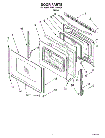 05 - Door Parts, Optional Parts parts for Whirlpool Range WERC3100PQ1 from AppliancePartsPros.com