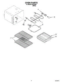 05 - Oven Parts, Miscellaneous Parts parts for Whirlpool Range WLE83300 from AppliancePartsPros.com