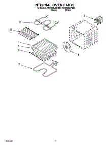 05 - Internal Oven Parts parts for Whirlpool Range YGY398LXPQ00 from AppliancePartsPros.com