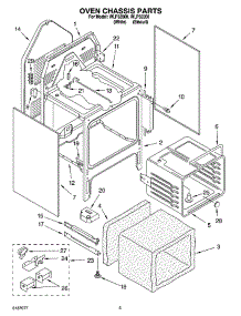 04 - Oven Chassis Parts parts for Whirlpool Range WLP32800 from AppliancePartsPros.com