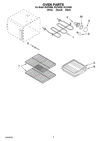 05 - Oven Parts parts for Whirlpool Range WLP34200 from AppliancePartsPros.com
