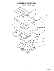 06 - Hidden Bake Parts, Miscellaneous Parts parts for Whirlpool Range WLP34200 from AppliancePartsPros.com