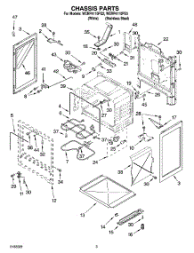 03 - Chassis Parts parts for Whirlpool Range WERP4110PS3 from AppliancePartsPros.com